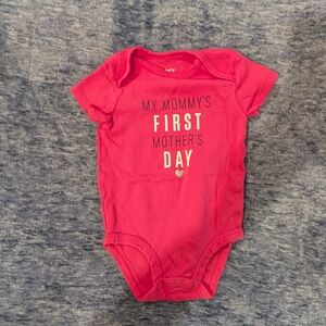 Carter's Red Baby Bodysuit - My Mommy's First Mother's Day